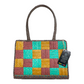Bolso Artesanal Ajedrez Caña Flecha Fino