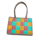 Bolso Artesanal Ajedrez Caña Flecha Fino