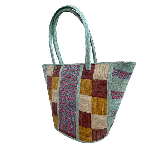 Bolso Multicolor Exclusivo Diseño Ajedrezado