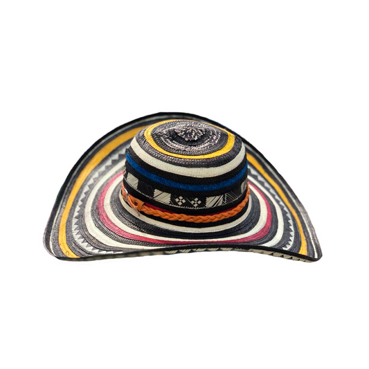Sombrero 15 Fibras Caña Flecha Multicolor MY