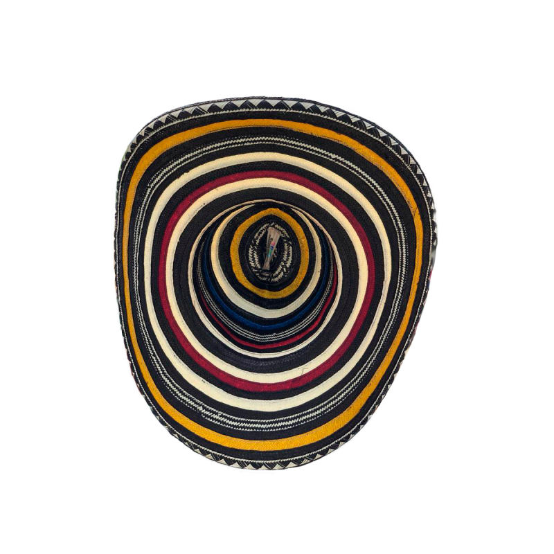 Sombrero 15 Fibras Caña Flecha Multicolor