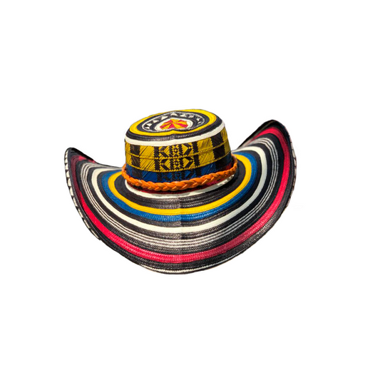 Sombrero 15 Fibras Colombiano Tricolor MY