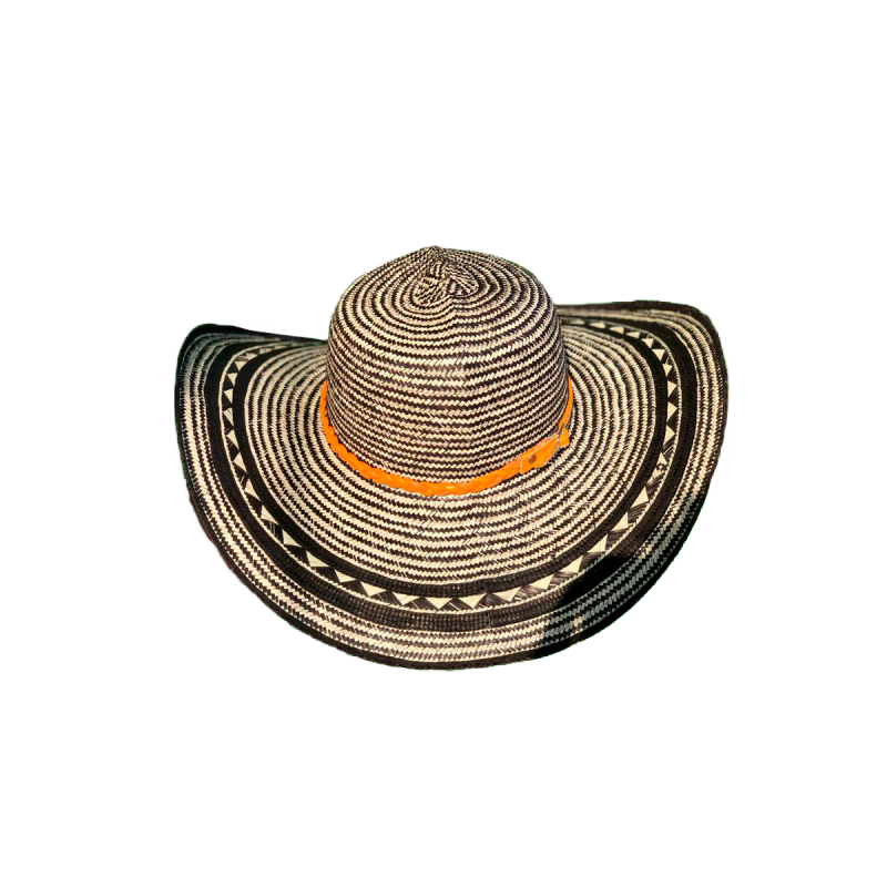 Sombrero 15 Fibras Diseño Figuras A Mano