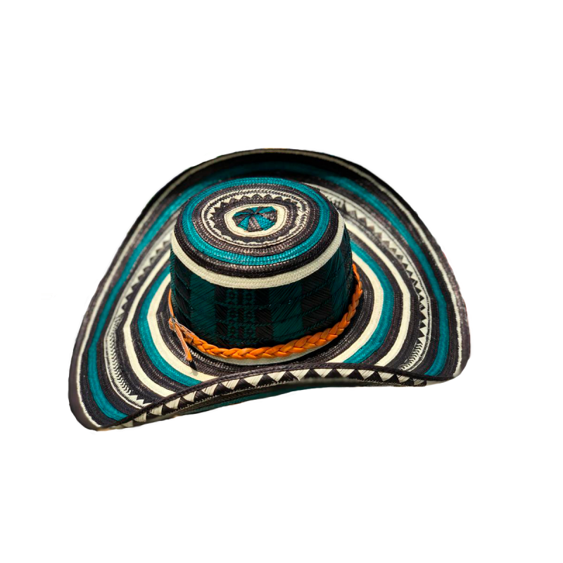 Sombrero 15 Fibras Tejido A Mano