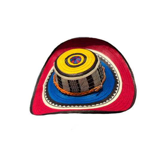 Sombrero 15 Fibras Diseño Tricolor Tradicional MY