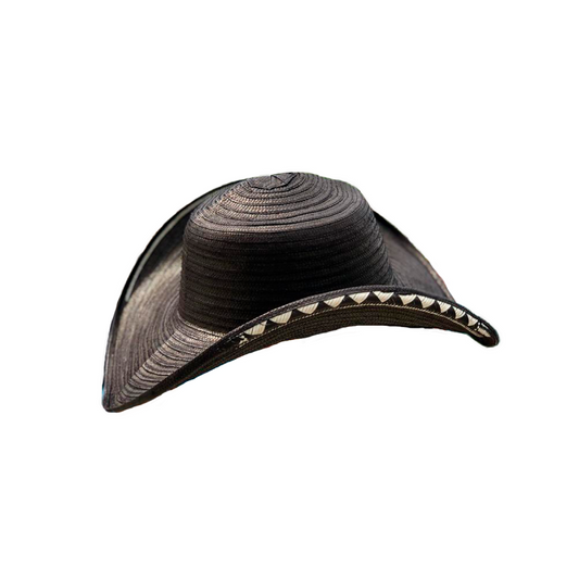Sombrero 15 Fibras Económico Diseño Negro MY
