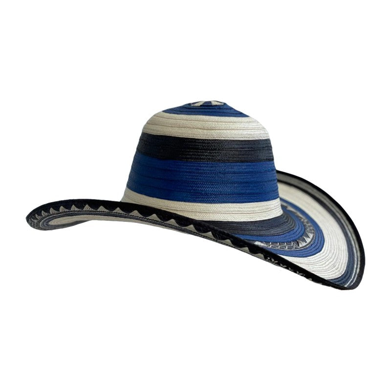 Sombrero 21 Fibras A Mano Tricolor