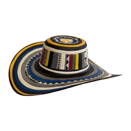 Sombrero 21 Fibras Diseño Colores