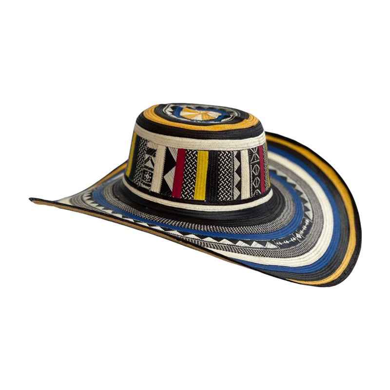 Sombrero 21 Fibras Diseño Colores