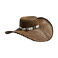 Sombrero 21 Fibras Exclusivo Marrón Oscuro