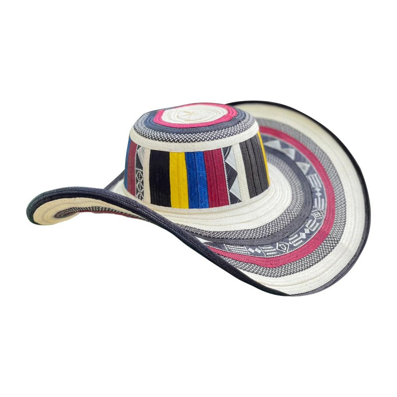 Sombrero 21 Fibras Exclusivo Multicolor