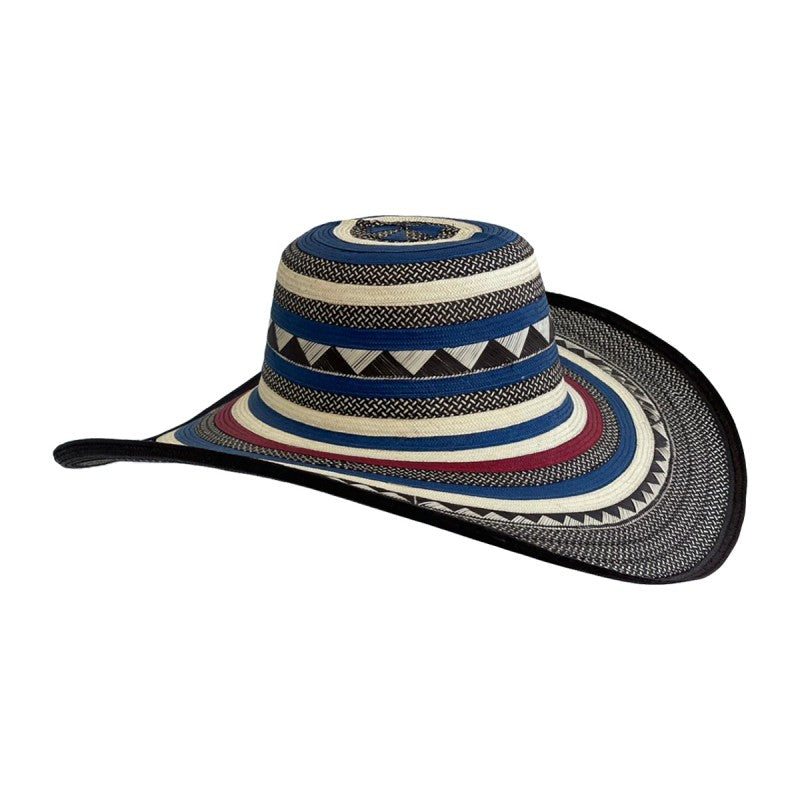 Sombrero 21 Fibras Multicolor Fino