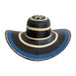 Sombrero 21 Fibras Negro Artesanal