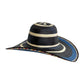 Sombrero 21 Fibras Negro Artesanal