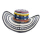 Sombrero 21 Fibras Tradicional Tricolor