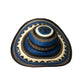 Sombrero 23 Fibras Azul Y Negro