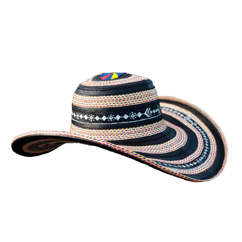 Sombrero 23 Fibras Black Colombiano