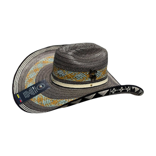 Sombrero 33 Fibras Calado Multicolor Tejido MY