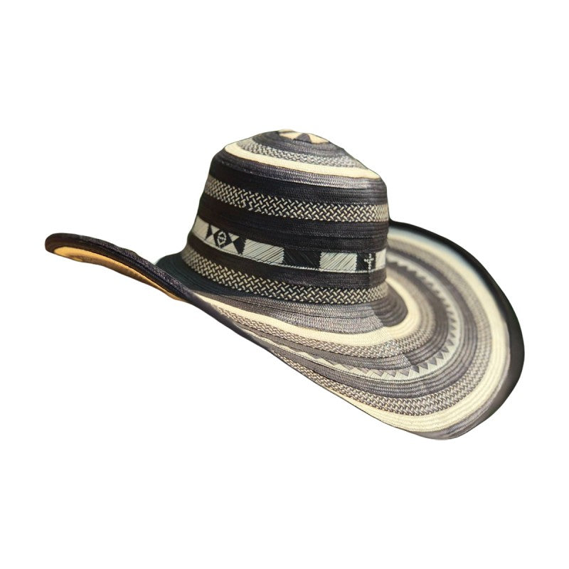 Sombrero 23 Fibras Color Negro Fino