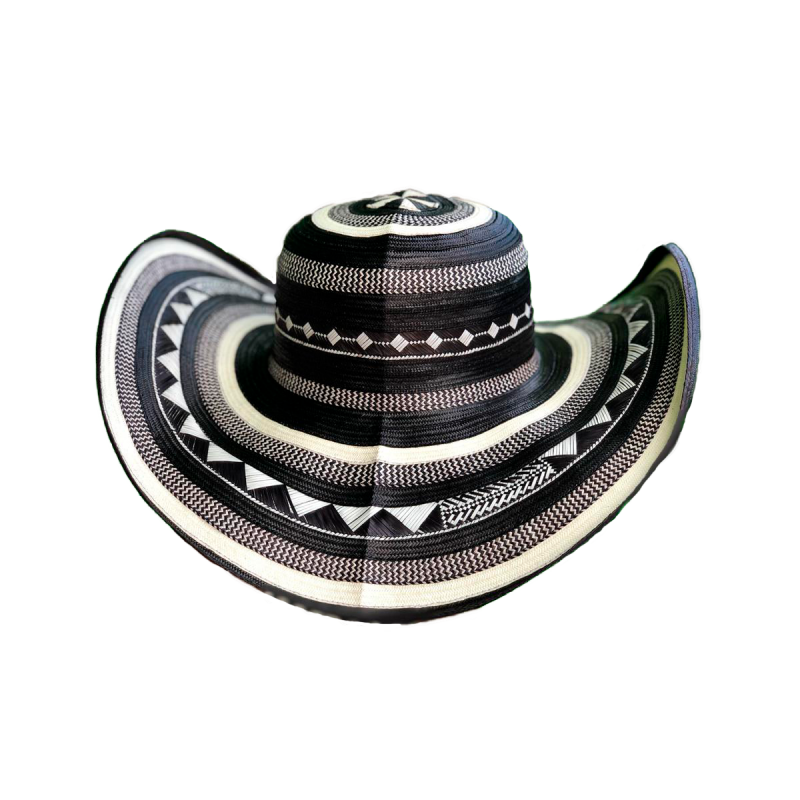 Sombrero 23 Fibras Color Negro