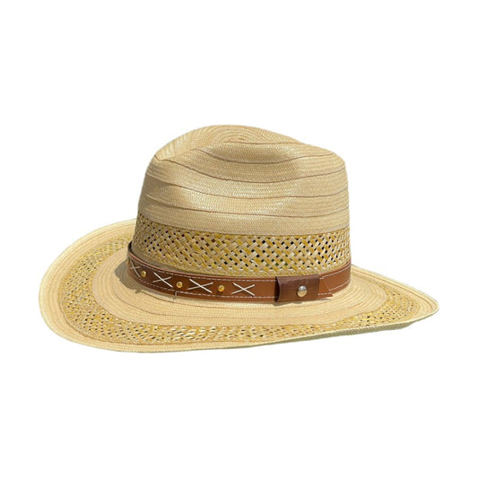 Sombrero 23 Fibras Diseño Calado Extrafino