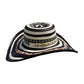 Sombrero 23 Fibras Diseño Cebra Tricolor