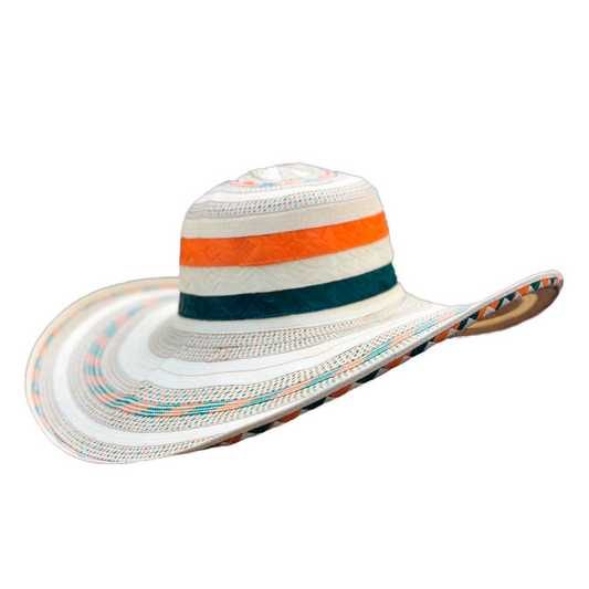Sombrero 23 Fibras Diseño Exclusivo Multicolor