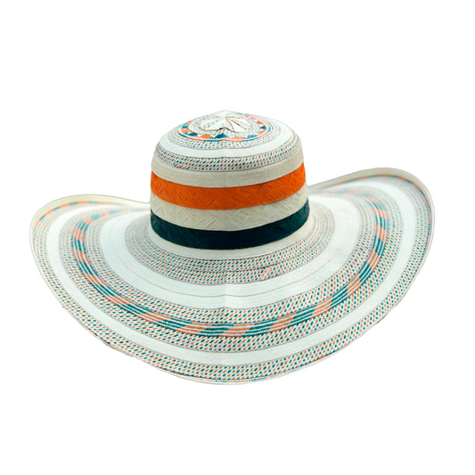 Sombrero 23 Fibras Diseño Exclusivo Multicolor