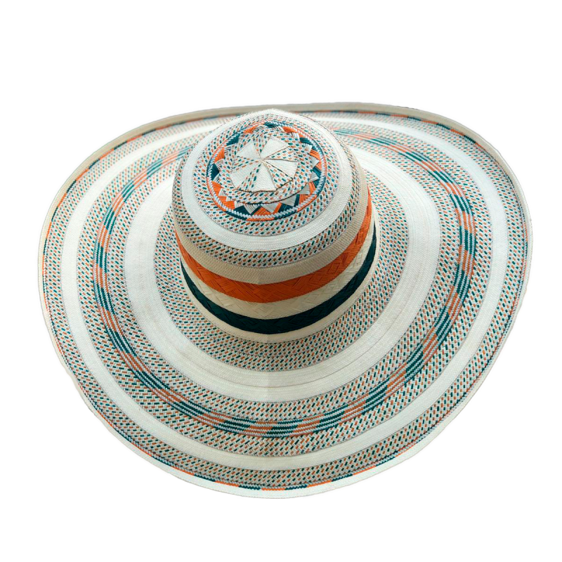 Sombrero 23 Fibras Diseño Exclusivo Multicolor