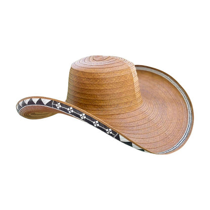 Sombrero 23 Fibras Diseño Marrón