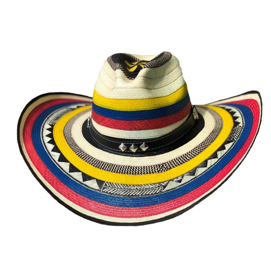 Sombrero 23 Fibras Engomado Tricolor MY