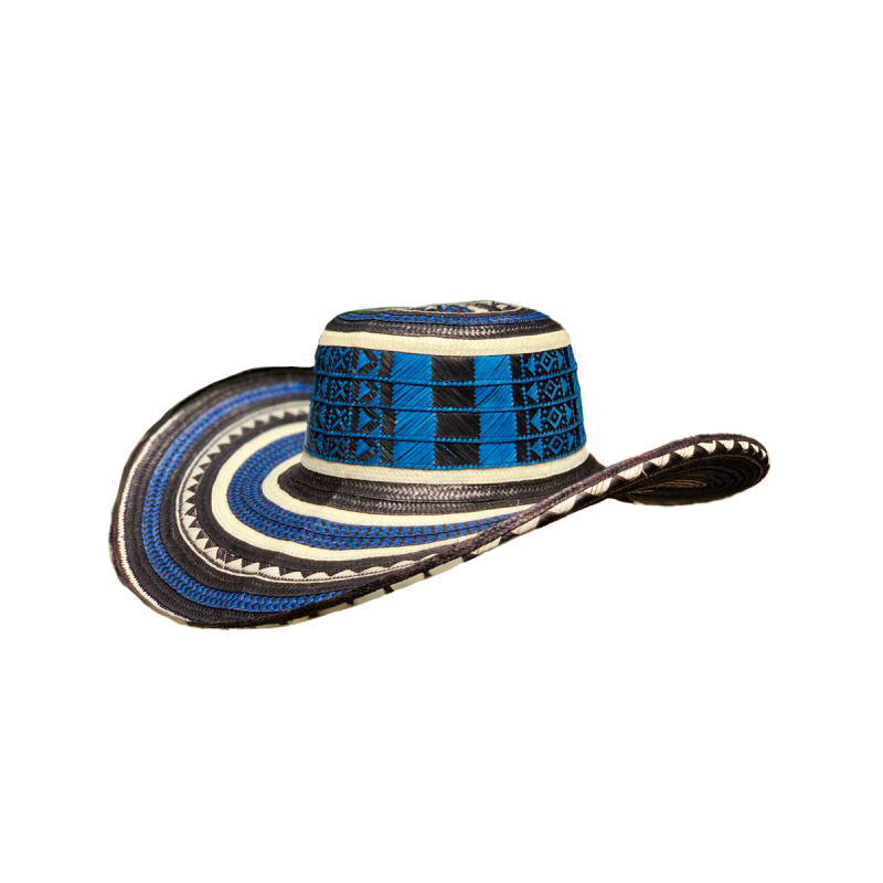 Sombrero 23 Fibras Azul Exclusivo