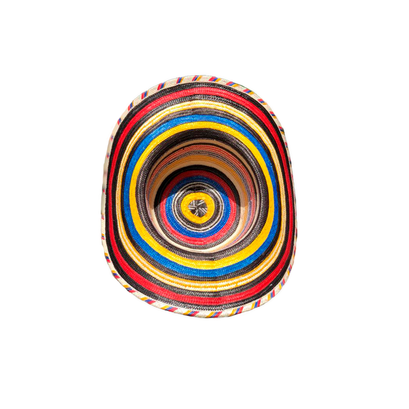 Sombrero 23 Fibras Exclusivo Colombia Multicolor