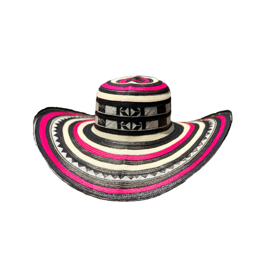 Sombrero 23 Fibras Exclusivo Fucsia