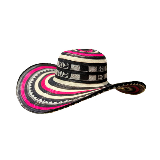 Sombrero 23 Fibras Exclusivo Fucsia