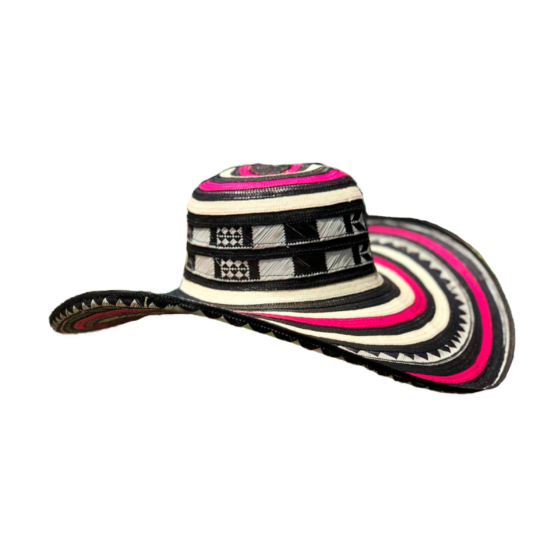 Sombrero 23 Fibras Exclusivo Fucsia