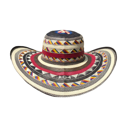 Sombrero 23 Fibras Exclusivo Multicolor
