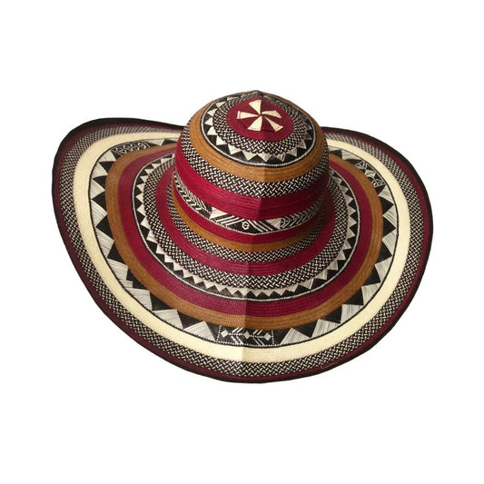 Sombrero 23 Fibras Exclusivo Rojo