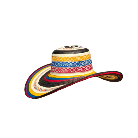 Sombrero 23 Fibras Exclusivo Tricolor Colombia