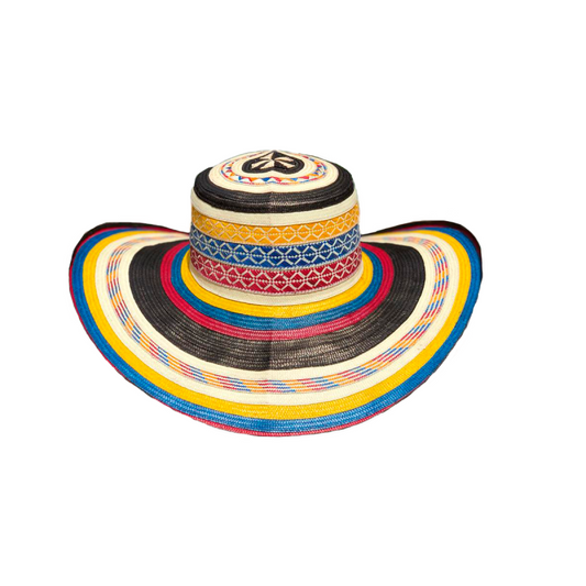 Sombrero 23 Fibras Exclusivo Tricolor Colombia
