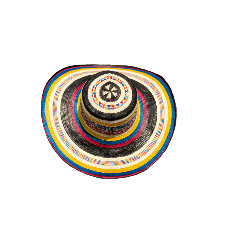 Sombrero 23 Fibras Exclusivo Tricolor Colombia