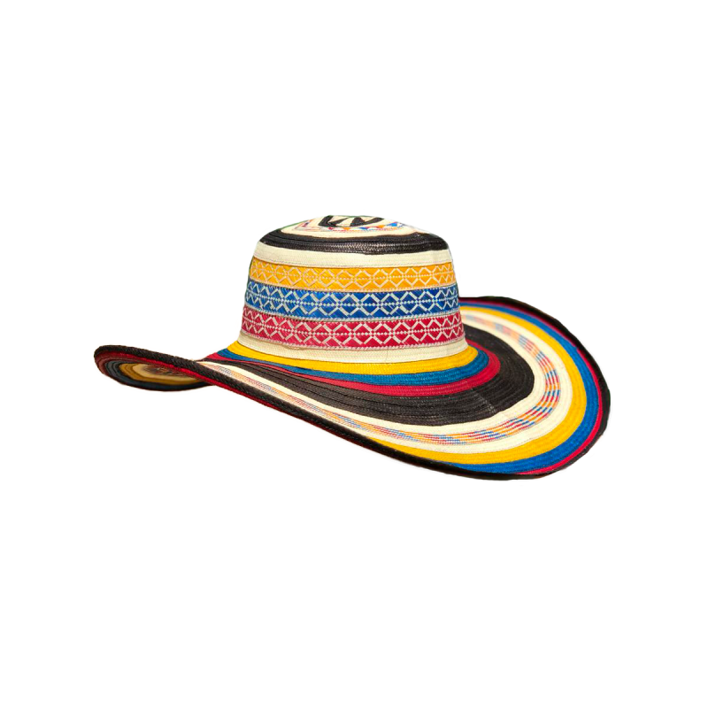 Sombrero 23 Fibras Exclusivo Tricolor Colombia