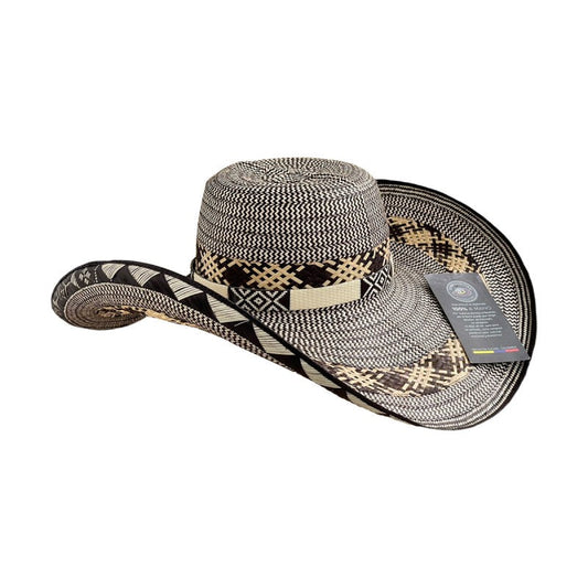 Sombrero 23 Fibras Fino Gris Caña Flecha MY