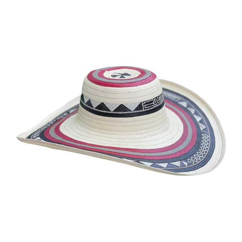 Sombrero 23 Fibras Fino Multicolores