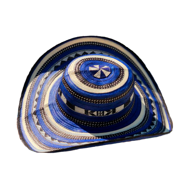 Sombrero 23 Fibras Granito Azul