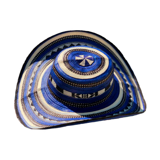Sombrero 23 Fibras Granito Azul