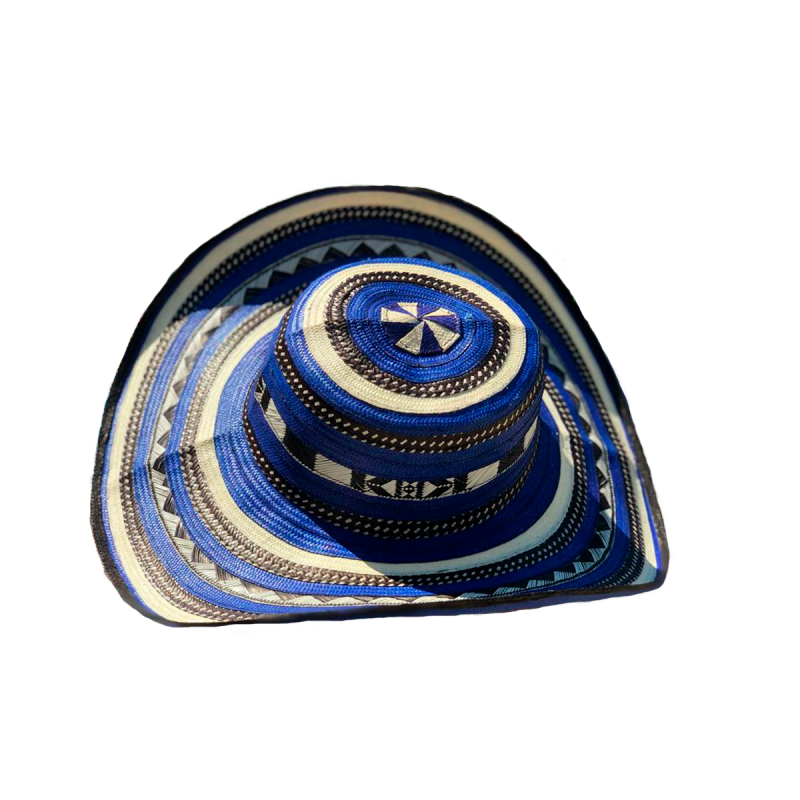 Sombrero 23 Fibras Granito Azul