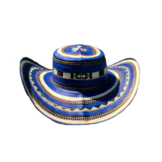 Sombrero 23 Fibras Granito Azul MY