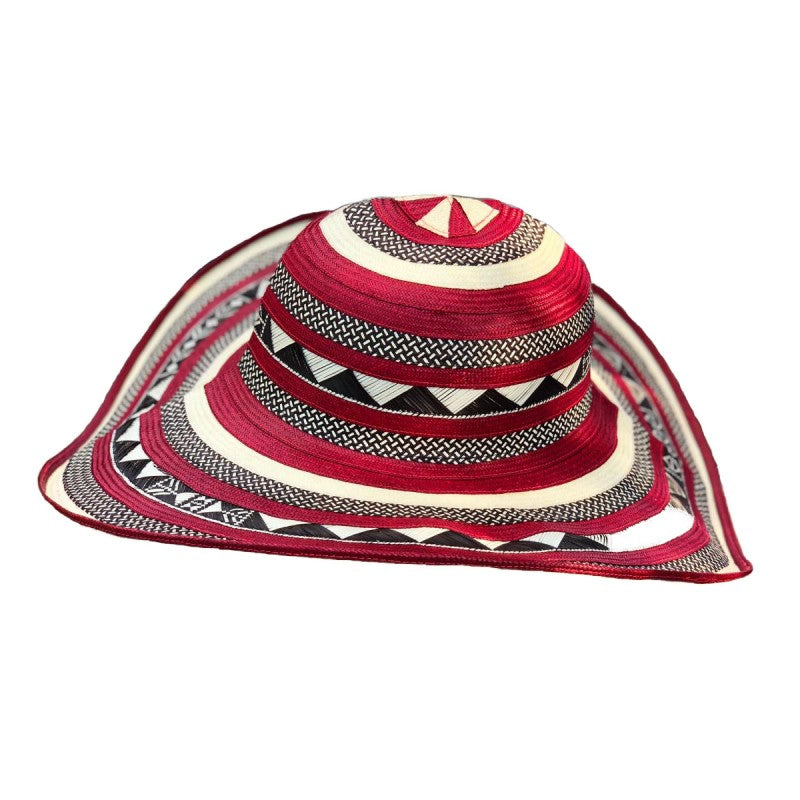 Sombrero 23 Fibras Granito Exclusivo Rojo