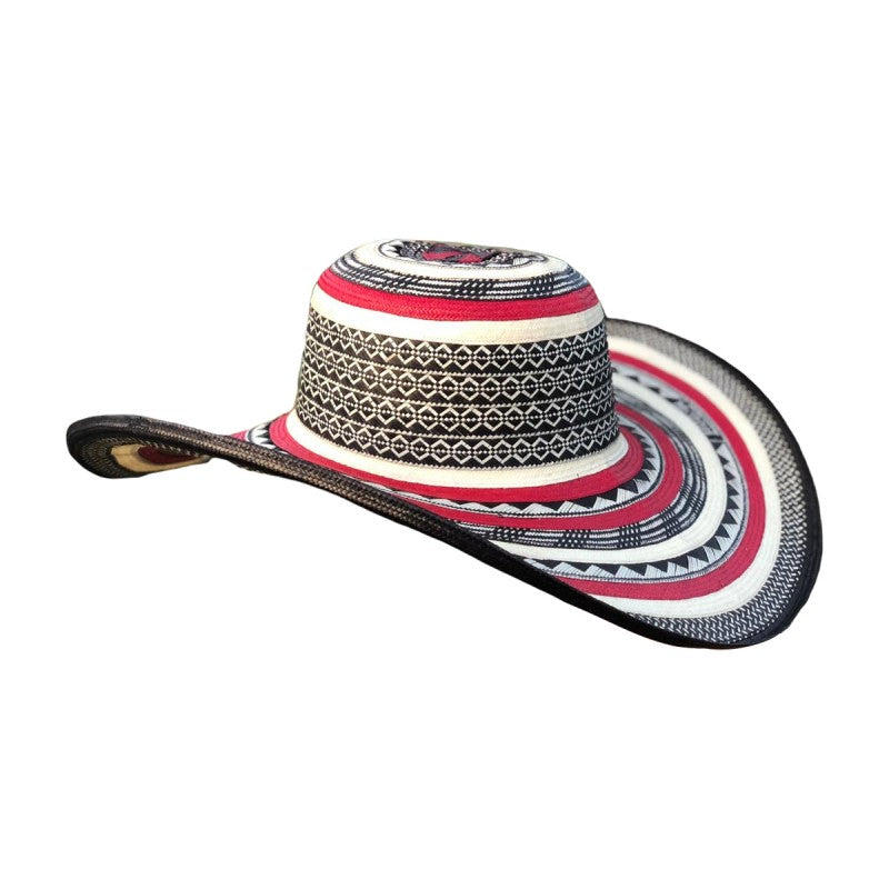 Sombrero 23 Fibras Tejido Figuras